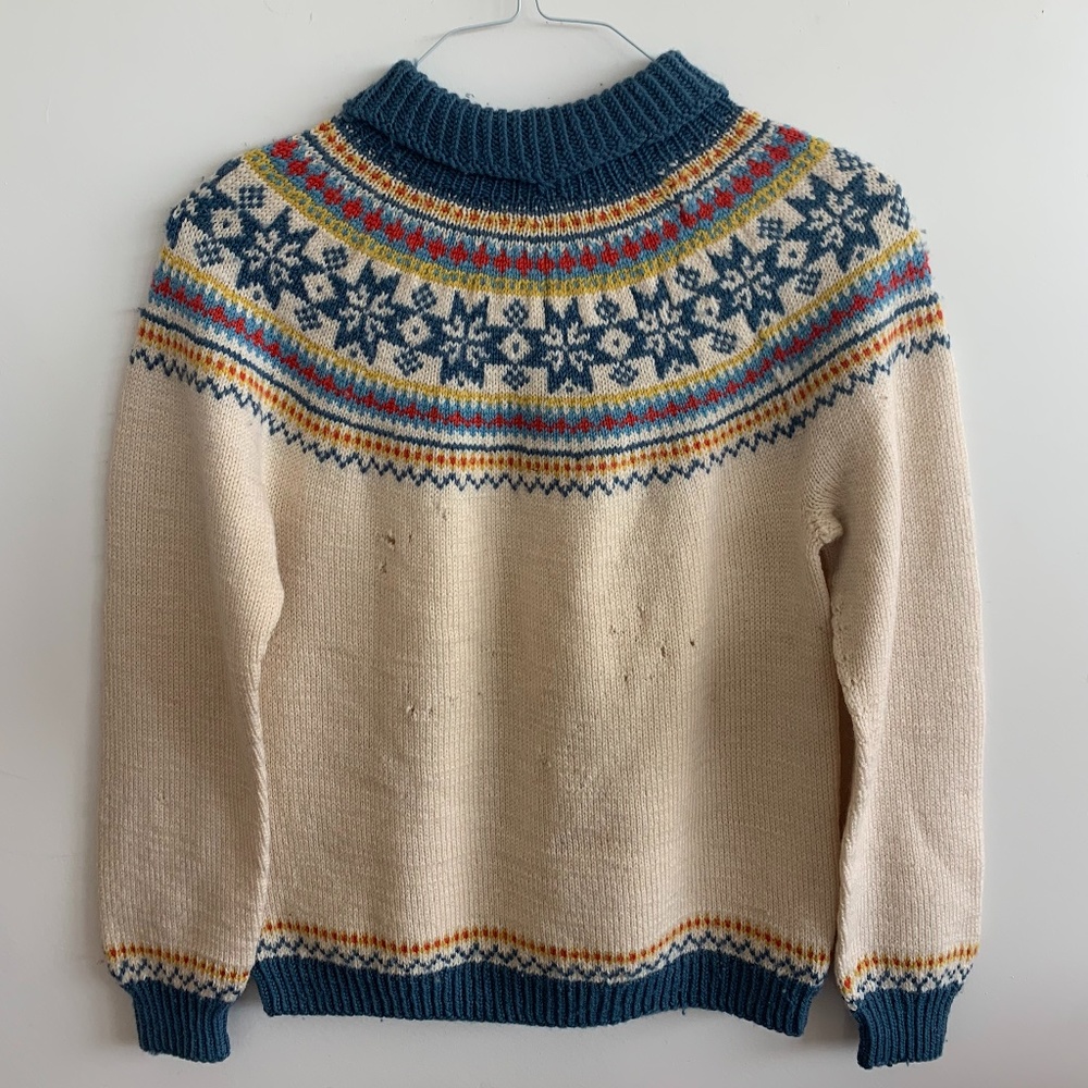 Norsk Husflid Norwegian Wool Sweater Size S